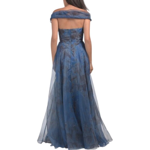 RENE BY RENE RUIZ Off The Shoulder Organza Gown - Picture 2 of 2